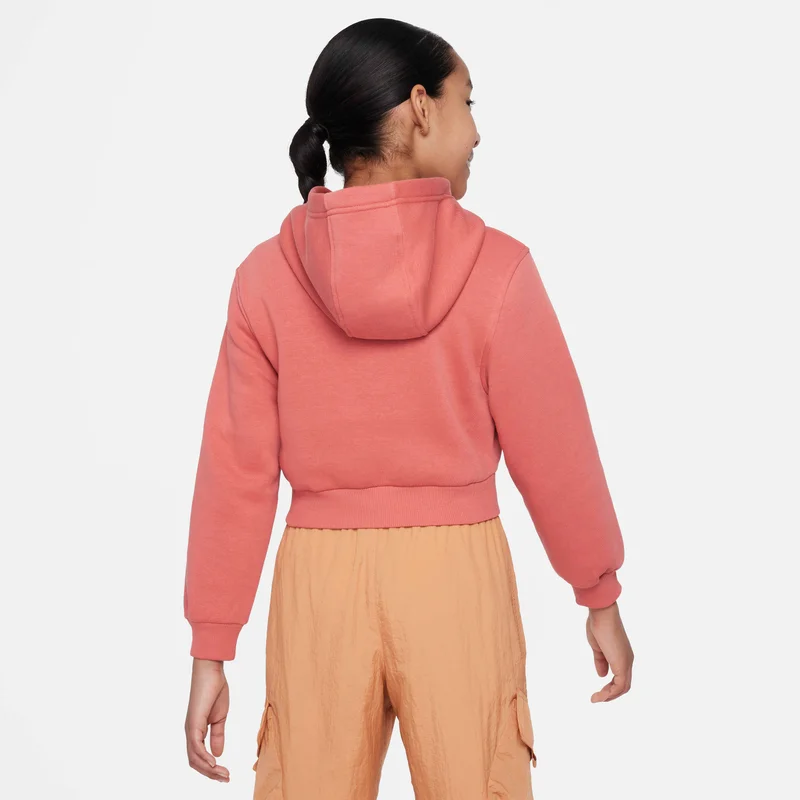 Nike Kids' Sportswear Club Fleece Crop Hoodie