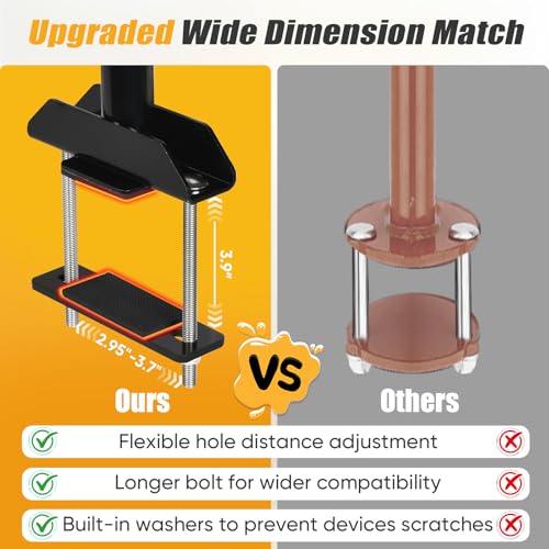 CAROD Mower Mount Assist Handle, Adjustable Grab Bar Zero Turn Mower Accessories, Get On/Off Aid Tool with Support Grip and Longer Bolt Kit, Lawn Mower Parts Mounting Handle Fits Most Zero Turn Models - Image 5