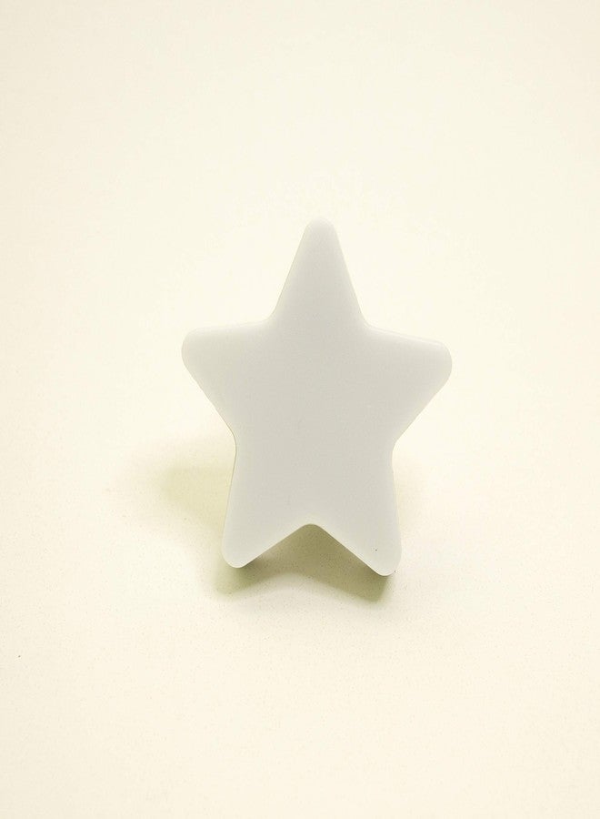 Wollzo Night Lamp Star Modern Design for Bedroom Automatic Light Sensor LED Night Lamp (10 cm, White) - Image 1