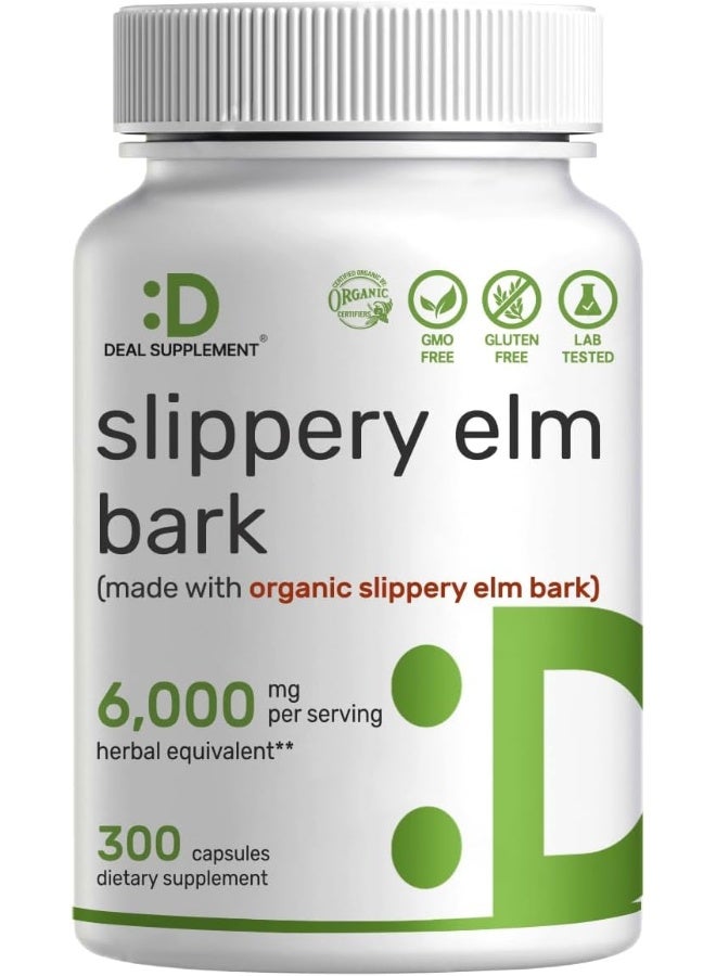 DEAL SUPPLEMENT كبسولات دييل سوبليمنت من لحاء الدردار الزلق، 6,000 ملغ لكل حصة، 300 قرص - Image 1