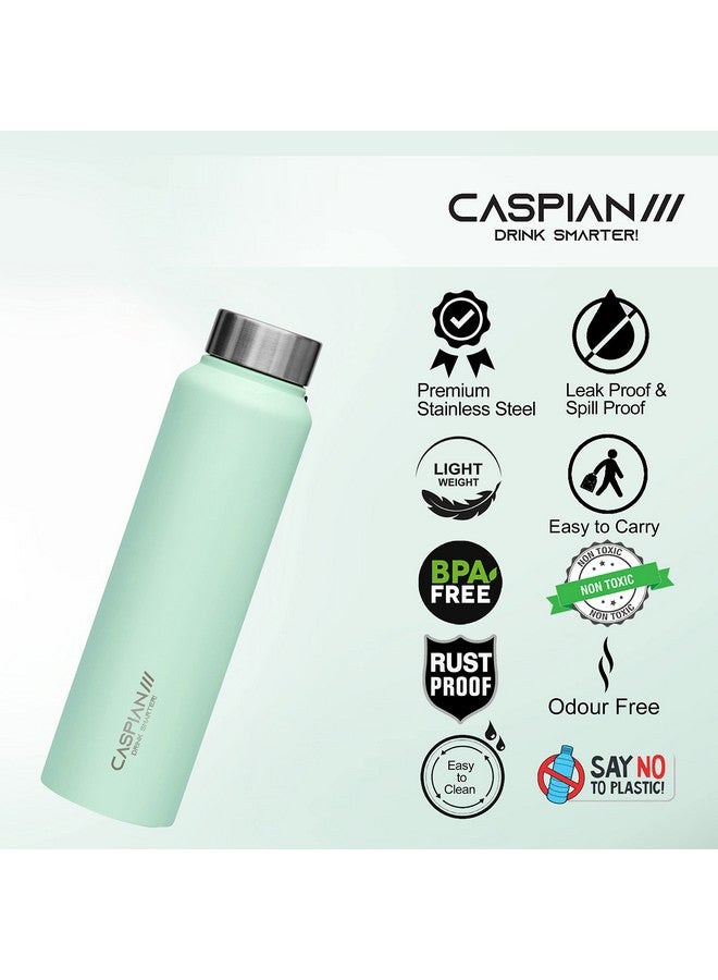 Caspian Astra Stainless Steel Water Bottle 1 ltr (Litre) for Fridge, Home, Office, School, Gym-Ideal for Adults, Men, Women, Kids, Boys, Girls-1000ml Leakproof, Rust free, Set of 8, Multicolor-GPBL - Image 5