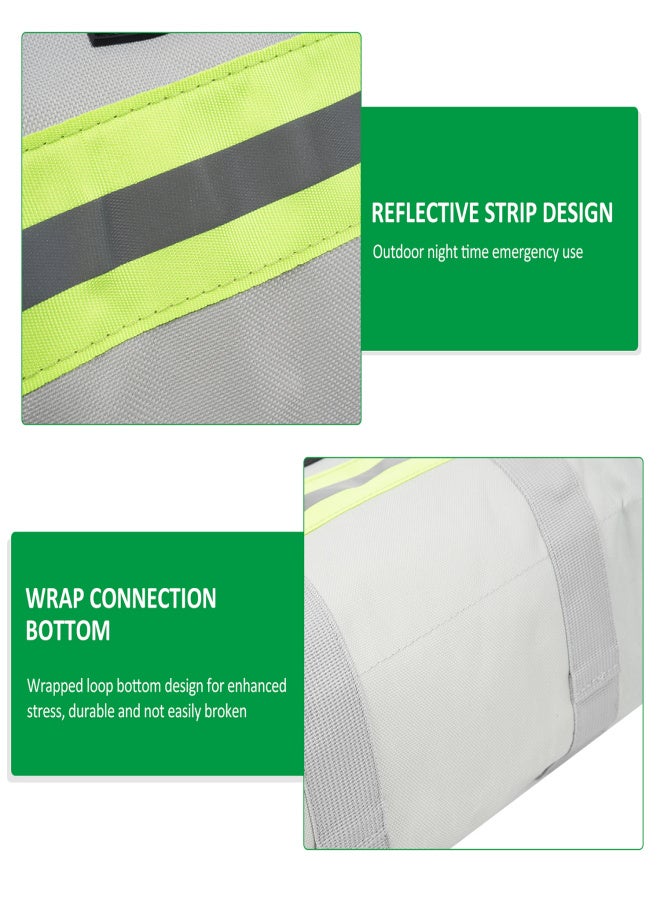 PENGGONG 165-3 12Inch Wear-resistant Maintenance Tool Emergency Storage Bag Multifunctional Portable Tool Bag Large Capacity Thickened Double Oxford Cloth Tool Storage Bag with Night Reflective Strip - Image 4