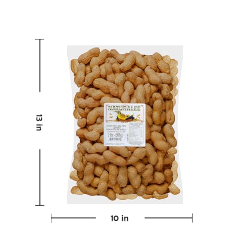 Naturalee Peanuts, In Shell 2 lbs - Roasted, Salted - Natural Healthy Snack - Image 4