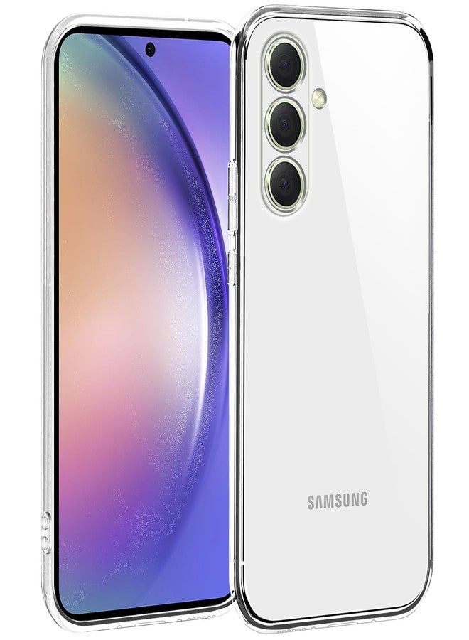 TENOC Phone Case for Samsung Galaxy A54, Clear Case Shockproof Protective Bumper Slim Cover for 5G 6.4 Inch - Image 1