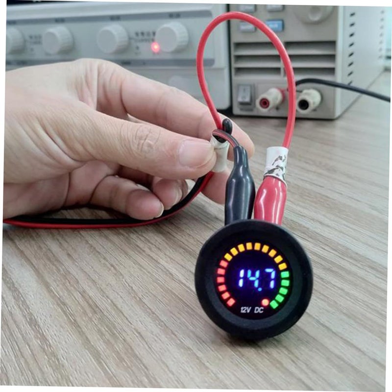 12V Automotive Digital Display Voltmeter Battery Voltage Tester With Color Screen For Car Motorcycle Easy Monitoring Accurate Readings - Image 4