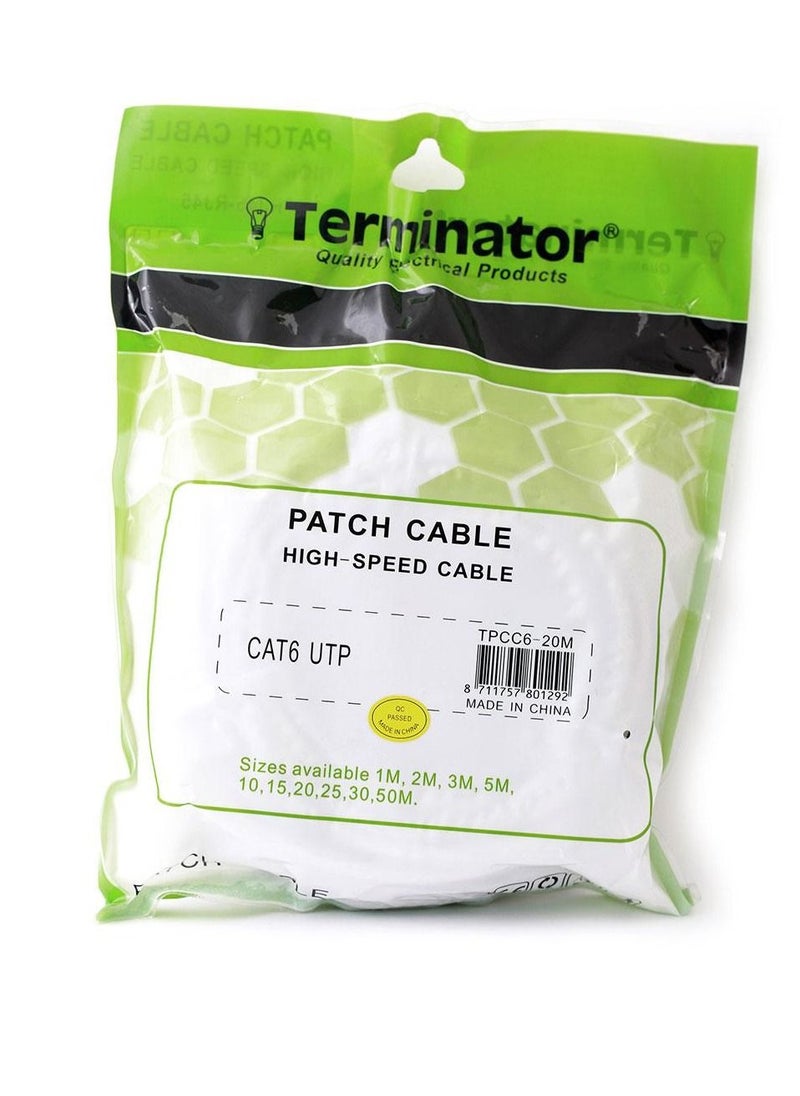 Terminator - High Speed Patch Cable CAT6 20 Meters TPCC-20M - Image 1
