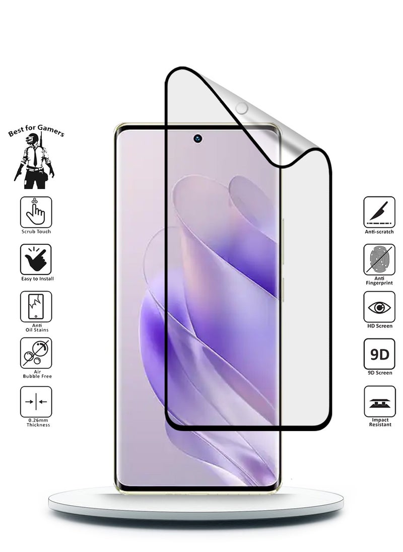 Techie 9D Matte Ceramic Screen Protector Film for Infinix Zero 30 4G – Smooth Feel Anti Fingerprint Bubble Free  - Image 2