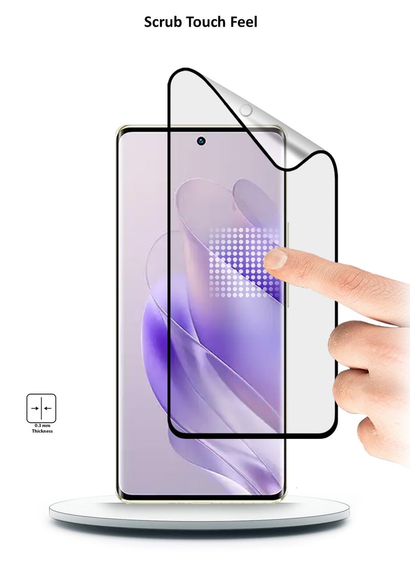 Techie 9D Matte Ceramic Screen Protector Film for Infinix Zero 30 4G – Smooth Feel Anti Fingerprint Bubble Free  - Image 3