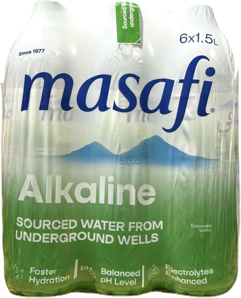 Masafi Alkalife Alkaline Water 6 x 1.5L
