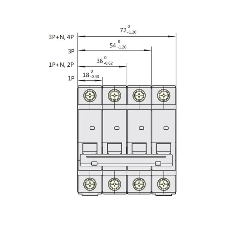 DZ47 1P 16A Miniature Circuit Breaker MCB with Indication - Image 4