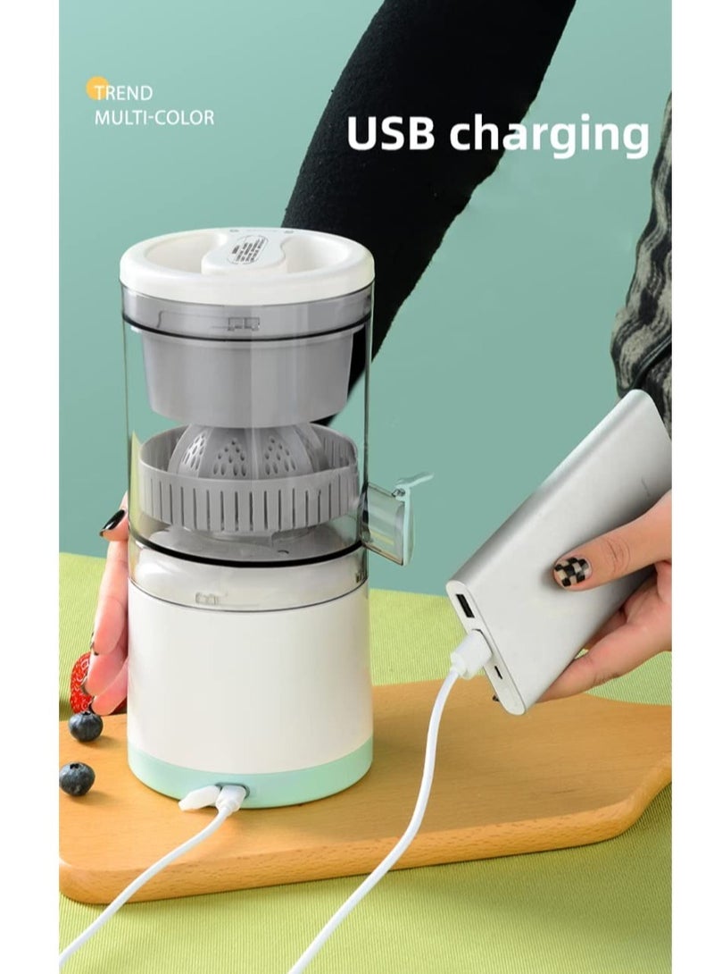 ELTRAZONE Wireless Citrus Juicer, Wireless Electric Electric Juicers, Orange Juice Squeezer with USB Charging Cable, Juicer Extractor for Citrus Apple Grapefruit Pear - Image 4