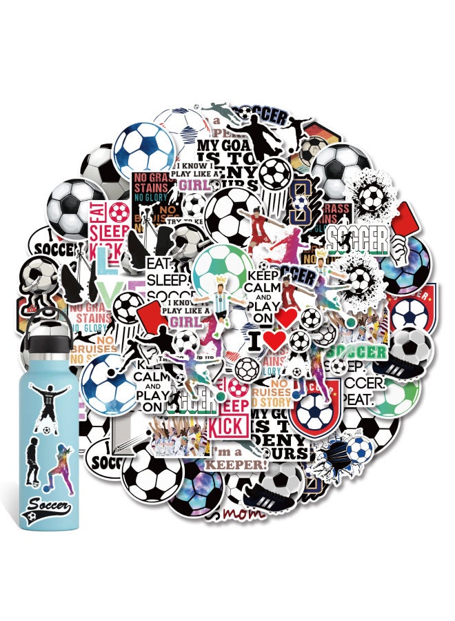 300 Pieces Of World Cup Football Stickers, Sports Star Decoration Stickers For Cars, Water Bottles, And Guitars