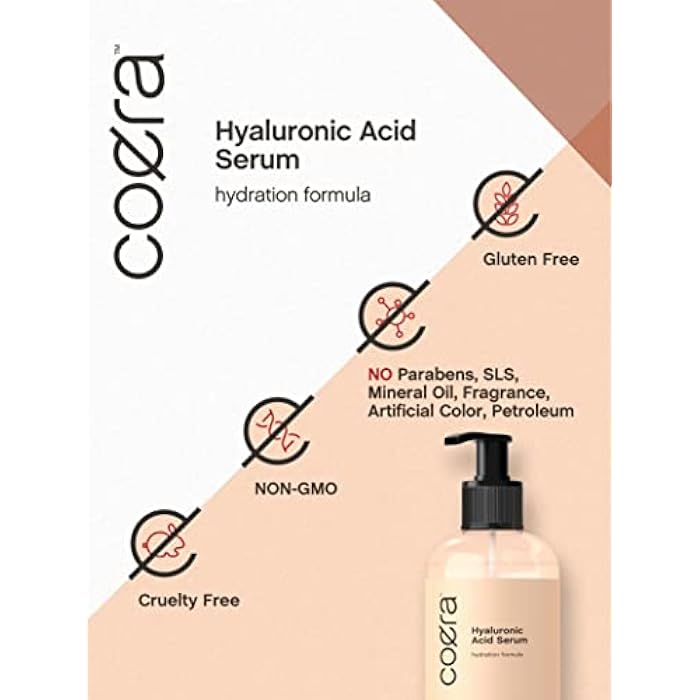 Coera Hyaluronic Acid Serum for Face | 8 oz | Moisturizing Oil for Skin, Hair & Nails | Paraben & SLS Free - Image 4