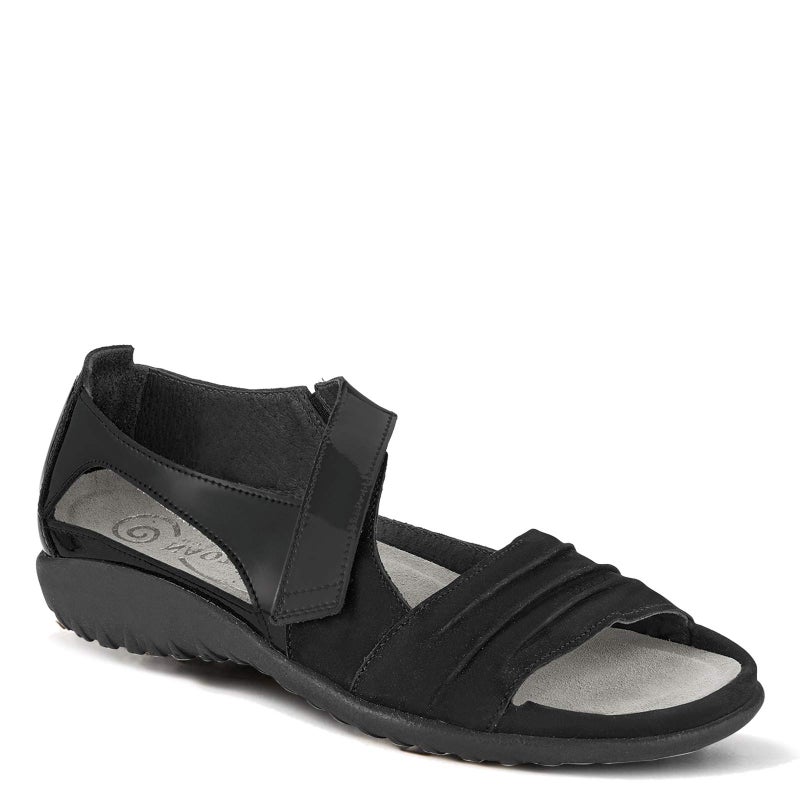 NAOT Women's Papaki Sandal Black Patent Lthr Combo 6-6.5 M US - Image 4