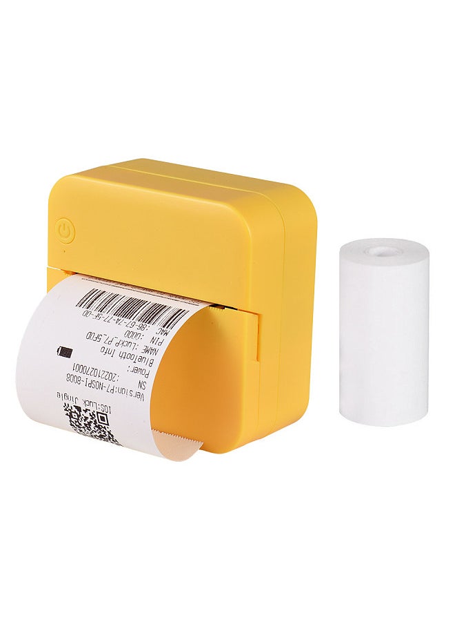 Generic Mini Pocket Thermal Printer Multifunction Portable Sticker Maker 203DPI Instant Photo Printing Support BT Connection for Smartphone with 1 Paper Roll 57mm Compatible with iOS Android System  - Image 1
