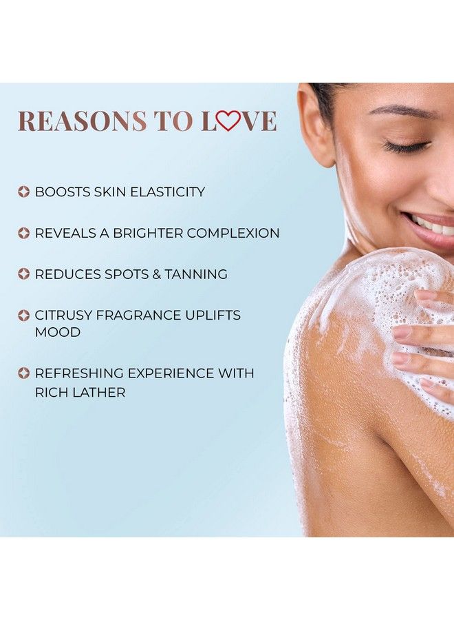 Just Herbs غسول الجسم المنعش بفيتامين C مع الليمون وعرق السوس للرجال والنساء 300 مل - Image 4