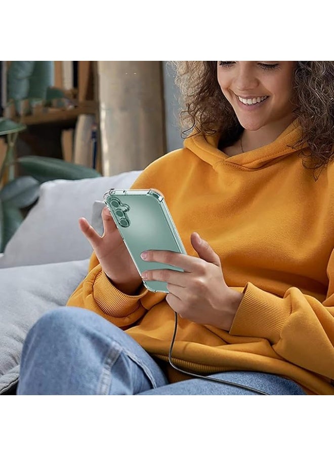 A56 Case,for Samsung Galaxy A56 Case,Clear[Shockpoof][Military Grade Protection] Reinforced Corners Slim Fit Flexible TPU Bumper Phone Case for A56 Cover,Clear - Image 3