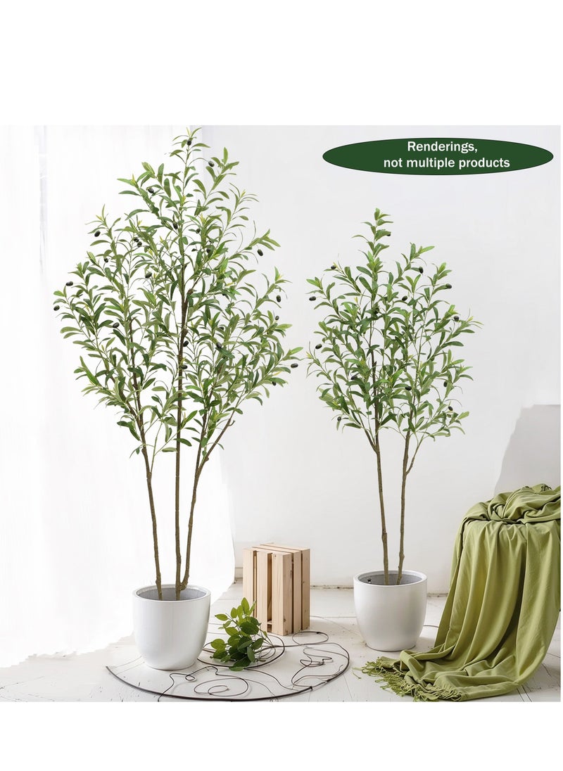 CIMIA Artificial Olive Tree with Fruits, 150 cm suitable for living rooms, courtyards, terraces, offices, etc.  - Image 5