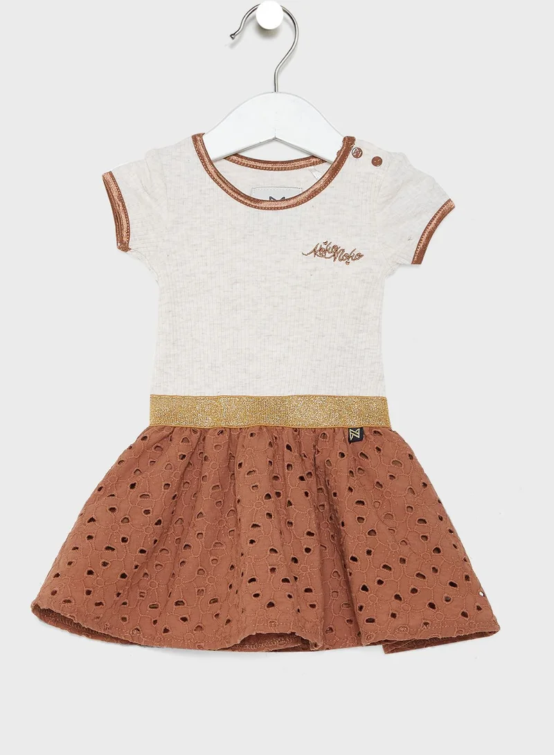 koko noko Kids Logo T-Shirt + Skirt Set