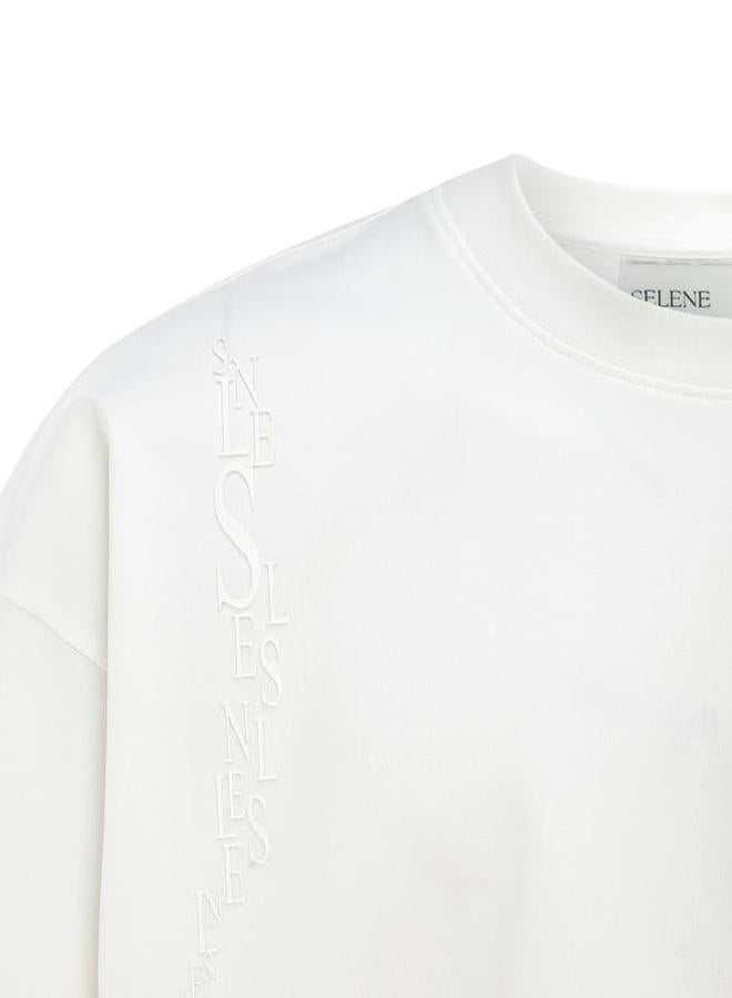 Selene Unisex - Logo Print Oversized T-Shirt - Image 2