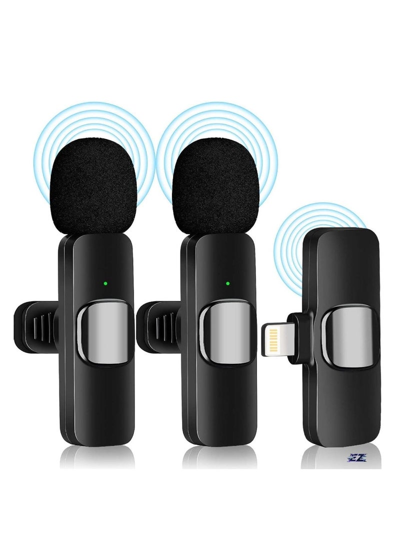 ELTRAZONE New Microphone for iPhone – Omnidirectional Wireless Lapel Microphone with Double Noise Canceling & Reverberation Mode – Professional Quality for Video Recording, Podcasting & YouTube Content Creation – High Performance Sound for Clear Audio - Image 1