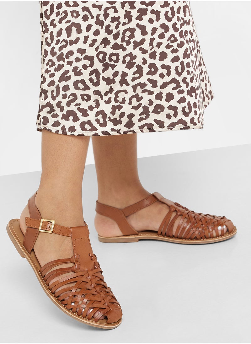 Ginger - Flat Fisherman Sandal - Image 1