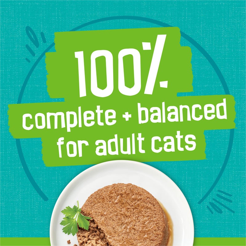 Friskies طعام رطب للقطط من بيورينا فريسكيز باتيه، خيار قائد البحر - (عبوة من 24) علب 5.5 أونصة. - Image 4