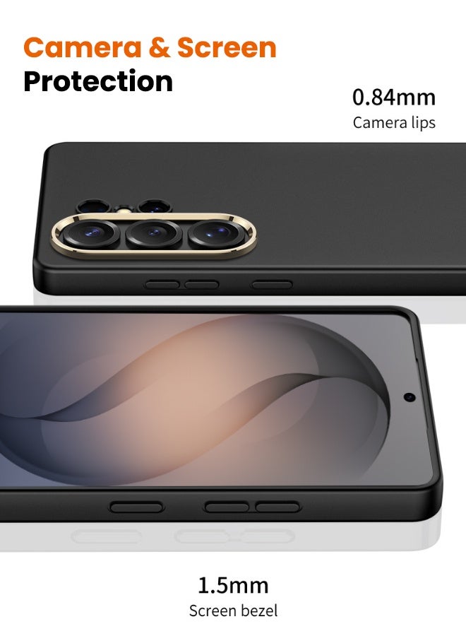 GKK Samsung Galaxy S26 Ultra Case, Slim Liquid Silicone Skin Feeling Case for Samsung S26 Ultra, Anti-Drop Shockproof, Anti-Yellowing, Anti-Scratch Slim Matte Cover for Galaxy S26 Ultra 6.9 inch, Black - Image 5