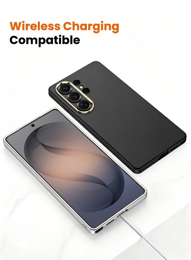 GKK Samsung Galaxy S26 Ultra Case, Slim Liquid Silicone Skin Feeling Case for Samsung S26 Ultra, Anti-Drop Shockproof, Anti-Yellowing, Anti-Scratch Slim Matte Cover for Galaxy S26 Ultra 6.9 inch, Black - Image 4