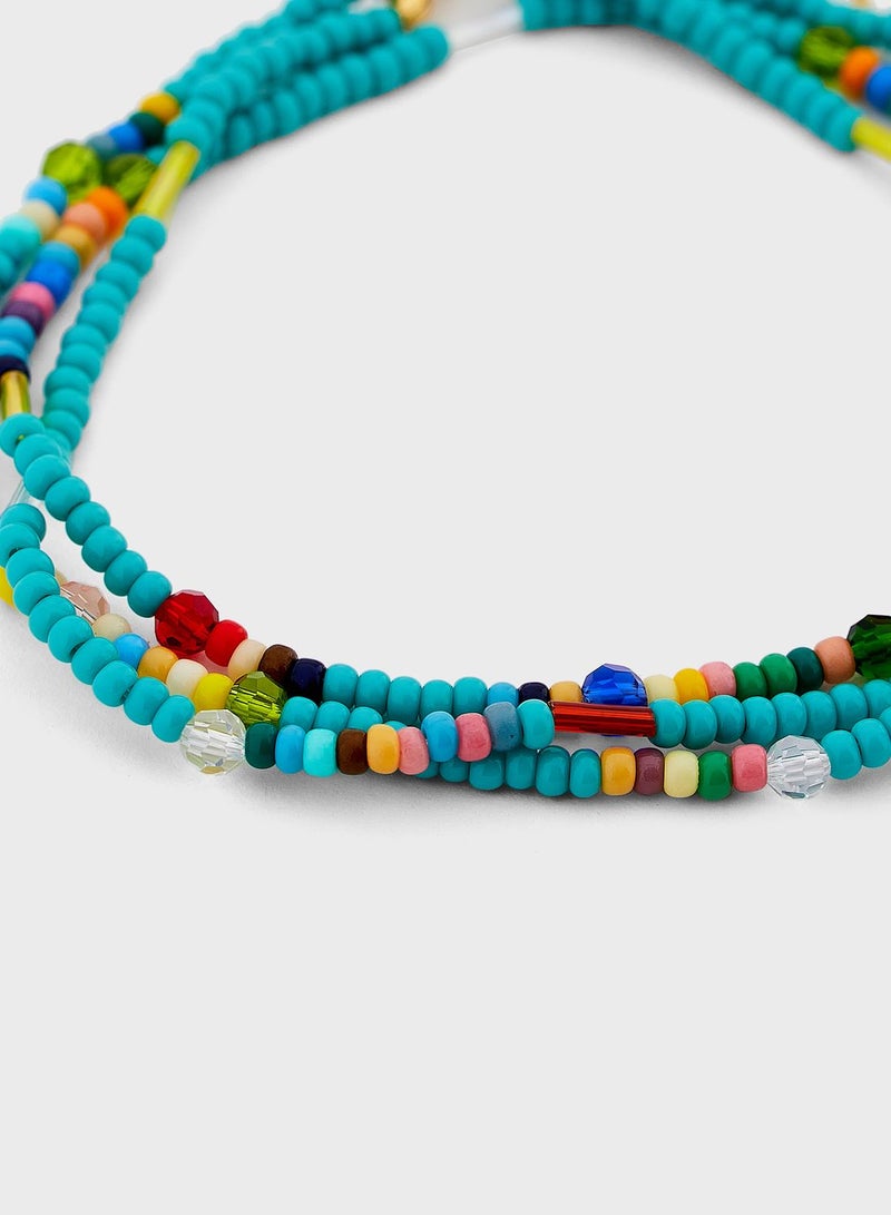 فاشن بوكس سوار بنمط لف مزين بخرز - Image 3