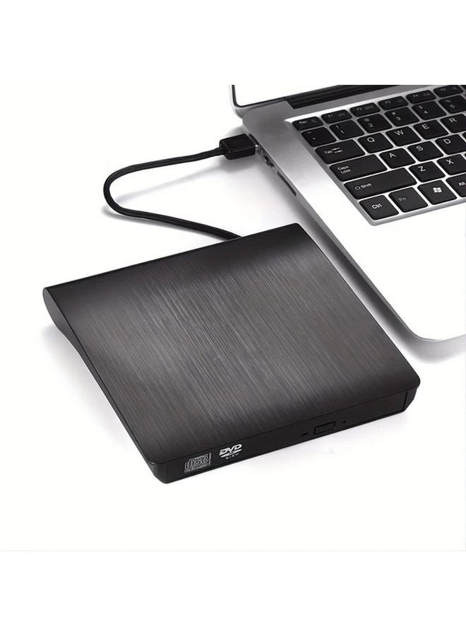 Portable External DVD Drive USB 3 0 Type C For Laptop PC Mac Black - Image 1