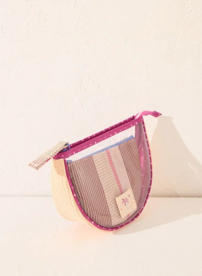 women'secret Pack of multicoloured print toiletry bags