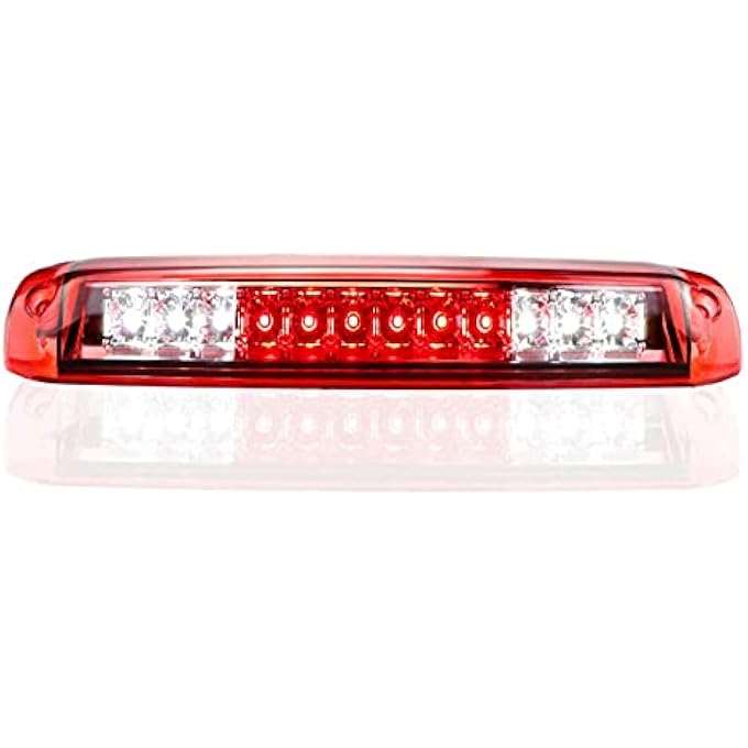 Unity Led 3Rd Third Brake Light For 19992006 Chevrolet SilveradoGmc Sierra 1500 2500 3500 Rear Tail Stop Lamp High Mount Brake Light Chrome Housing Red Lens - Image 2