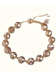 Home Clearance Sale Elegant Faux Crystal Bead Bracelet, Versatile And Easy to Wear, Suitable for Any Outfit. Suitable for Ages 15 And Up. Made with Artificial Crystal And No Metal Plating.  - Image 2