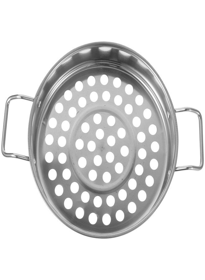 SHOWERORO Stainless Steel Large Hole Colander for Shrimp Pasta & Vegetables - Mesh Strainer with Comfortable Grip for Kitchen Use - Image 3