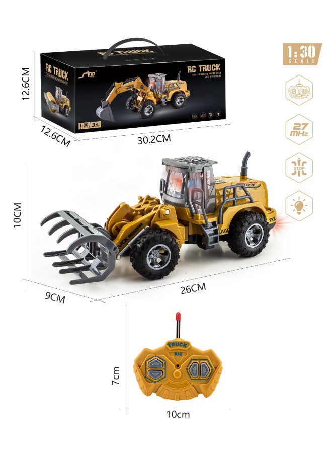 إسكدنيا لعبة سيارة التحكم عن بعد للأطفال - تأثيرات صوتية خفيفة للمركبة على الطرق الوعرة عالية السرعة للعب في الهواء الطلق - اللون: رباعي الاتجاهات JH74-6D جهاز التحكم عن بعد يحمل مركبة هندسية - النسبة: العب - Image 1