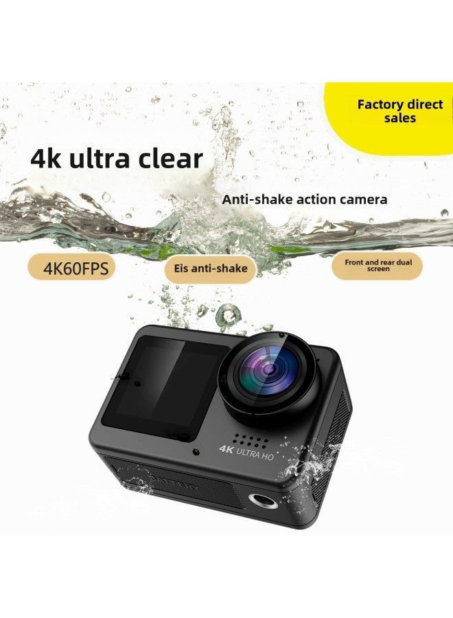 The 4K60FPS Ultra-clear Action Camera Outdoor Recorder Cycling Anti-shaKe Sports Camera Source Manufacturer-Color:More Than 2000  - Image 1