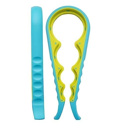 RASOIWARE Jar Opener, 4 in 1 Multi Function Can Opener Bottle Opener Kit with Silicone Handle Easy to Use for Children, Elderly and Arthritis Sufferers (Random Color) - Image 4
