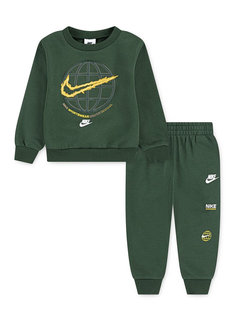 Nike Kids Fleece Crew & Pant Set - Image 1