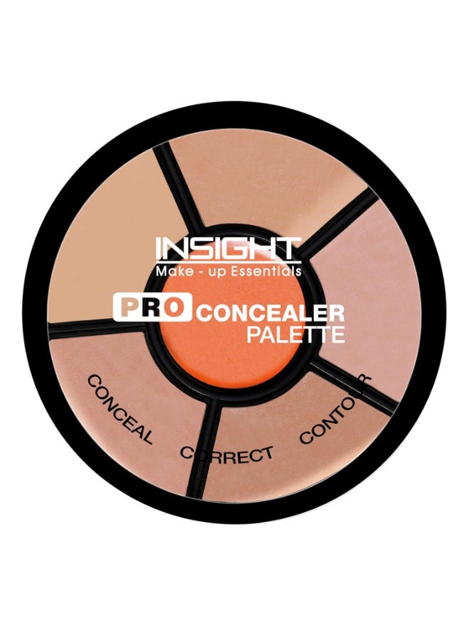 INSIGHT Pro Concealer Palette – Shade Concealer | Makeup Wheel for Face | Satin–Matte Finish | 3-in-1 Conceal, Contour & Correct | Waterproof | Full Coverage | 15gm - Image 1