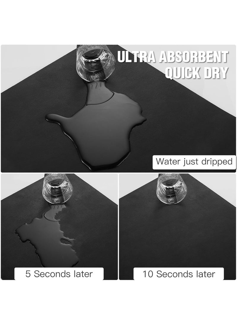 BHRAKUTI BHRAKUTI Dish Draining Mat Super Absorbent Kitchen Sink Drainer Quick Dry AntiSlip Mat for Kitchen Counter Multi Color  - Image 3