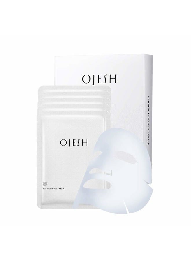 Ojesh Premium Lifting Mask - Face Masks Skincare，Hydrating Masks，Moisturizing，Brightening and Soothing，Anti-aging，Collagen Essential Lifting & Firming Face for Women Men All Skin Type (1 Box) - Image 1