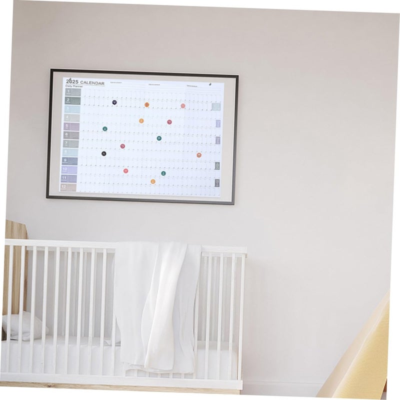 2025 Wall Planner Set 2 Large Monthly Hanging Calendars For Home Office Schedule Planning - Image 5