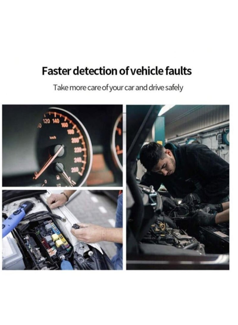 أداة كمبيوتر فحص السيارات وعمل اختبار OBD2 دون الحاجة لخبير السيارات لكشف الأخطاء ومسح علامة الماكينة