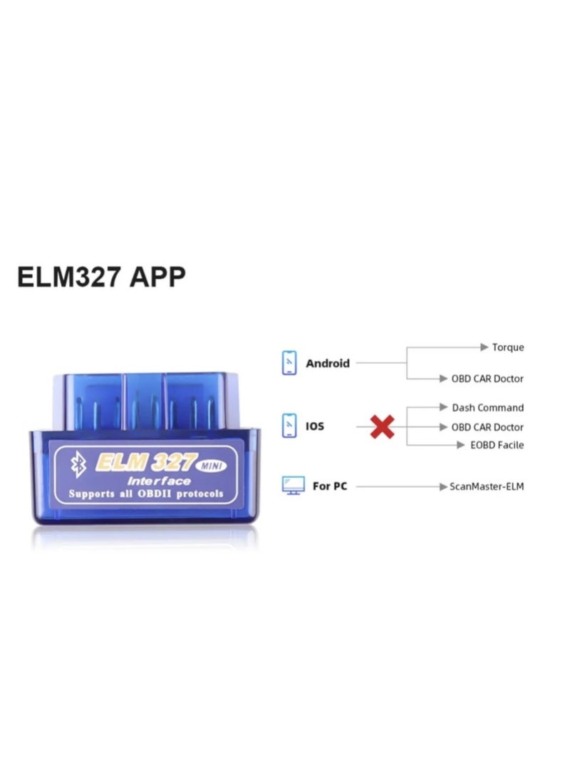 أداة كمبيوتر فحص السيارات وعمل اختبار OBD2 دون الحاجة لخبير السيارات لكشف الأخطاء ومسح علامة الماكينة