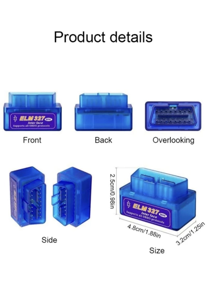 يوكا  أداة كمبيوتر فحص السيارات وعمل اختبار OBD2 دون الحاجة لخبير السيارات لكشف الأخطاء ومسح علامة الماكينة  - Image 5