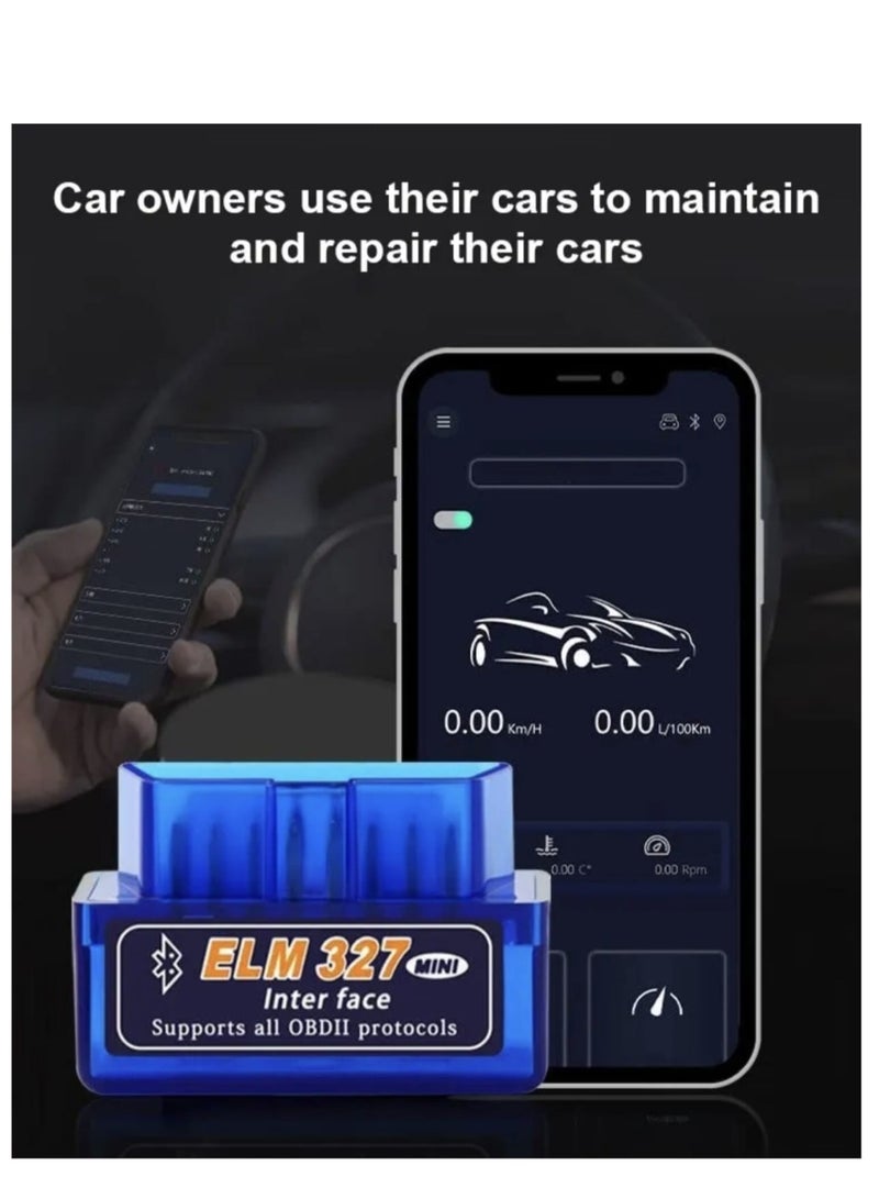 أداة كمبيوتر فحص السيارات وعمل اختبار OBD2 دون الحاجة لخبير السيارات لكشف الأخطاء ومسح علامة الماكينة