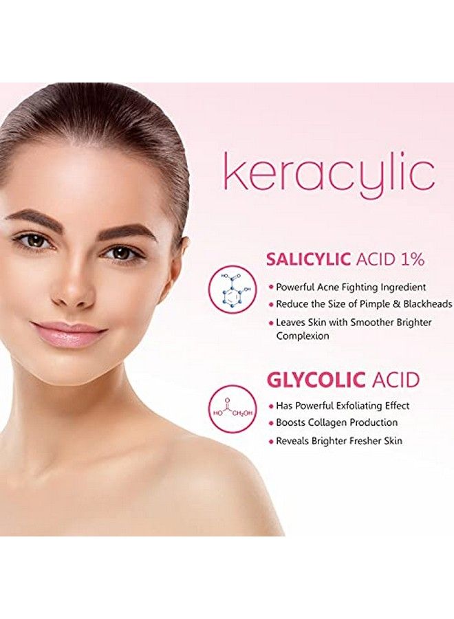 Leeford Keracylic Foaming Facewash Pack Of 1 With 1% Salicylic Acid Glycolic Acid And Aloevera For Acne Free Skin For Men & Women | (60 Ml ) - Image 5