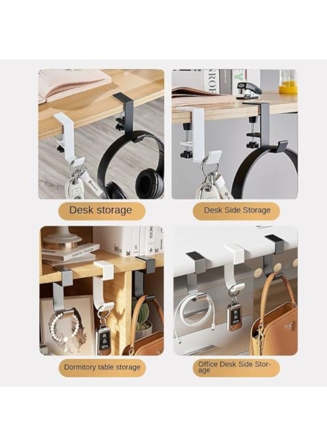 Multi-Functional Student Office Backpack Storage Hook (Grey) - Image 2
