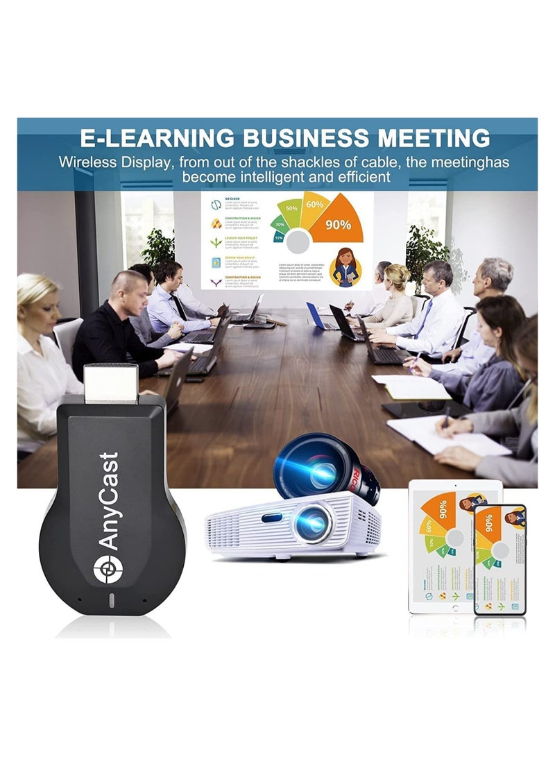 Anycast HDMI Wireless Display Adapter - WiFi 1080P Mobile Screen Mirroring Receiver Dongle to TV/Projector Receiver Support Windows Android Mac iOS - Image 3